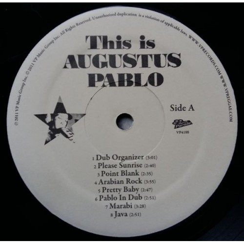 Augustus Pablo - This Is Augustus Pablo (LP, Album, RE, RM)